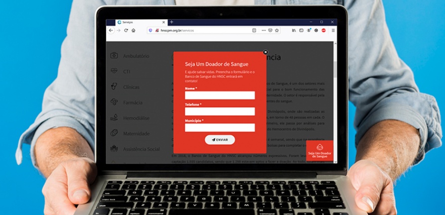 Ser um doador de sangue do HNSC agora está mais fácil