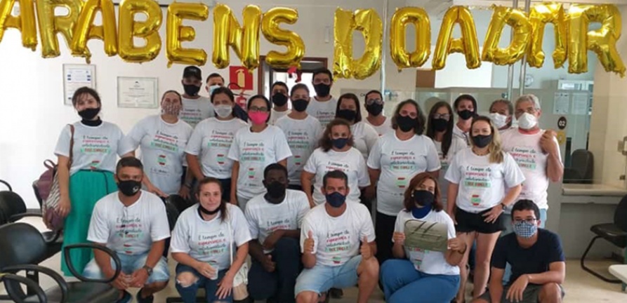 Serviço de Captação de Doadores de Sangue do HNSC é homenageado pela Hemominas Divinópolis